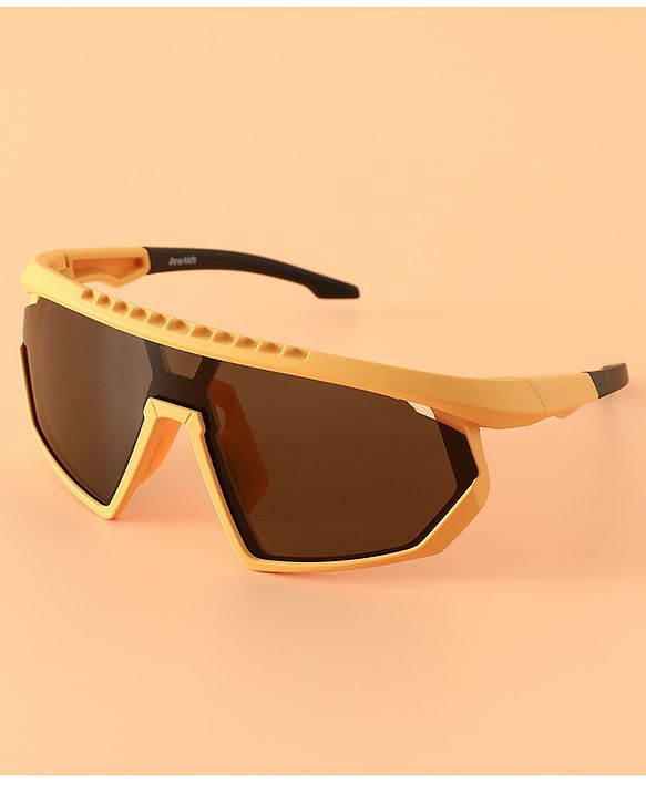 Pine Kids 13.5 cm Baby Sunglasses Lightweight Frame Boy - Yellow