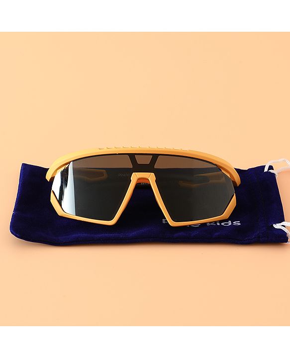 Pine Kids 13.5 cm Baby Sunglasses Lightweight Frame Boy - Yellow