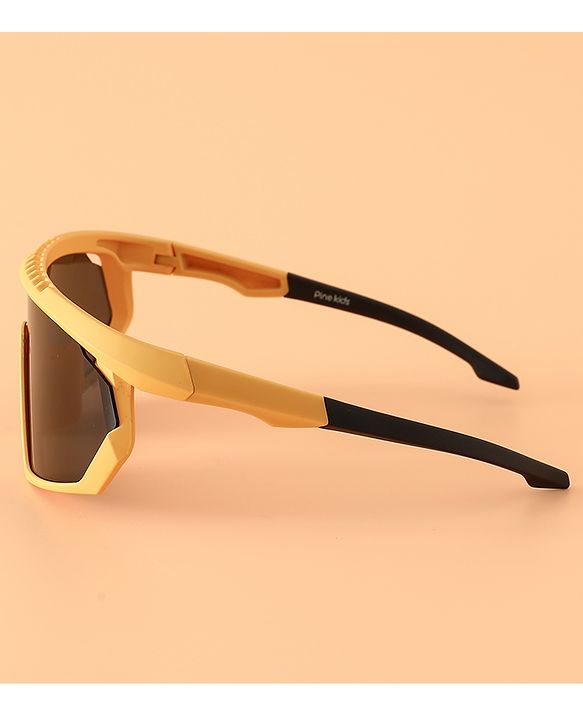 Pine Kids 13.5 cm Baby Sunglasses Lightweight Frame Boy - Yellow