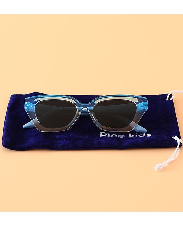 Pine Kids 13 cm Baby Sunglasses Lightweight Frame Boy - Blue