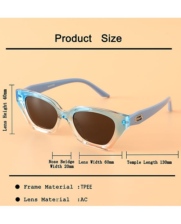 Pine Kids 13 cm Baby Sunglasses Lightweight Frame Boy - Blue