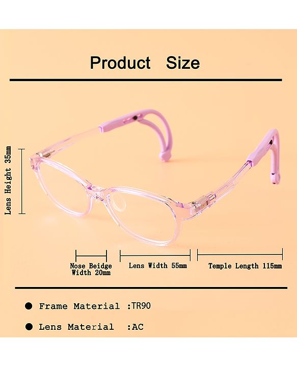 Babyhug 13 cm glasses Strap Lightweight Frame - Purple
