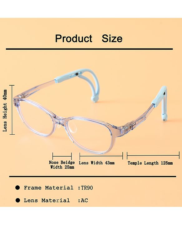 Babyhug 13 cm glasses Strap Lightweight Frame - Purple