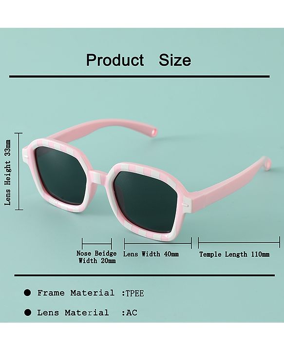 Babyhug 12 cm Baby Sunglasses Lightweight Frame - Blue