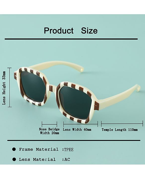 Babyhug 12 cm Baby Sunglasses Lightweight Frame - Blue