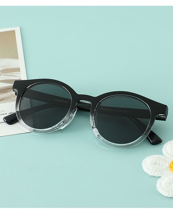 Babyhug 13.5 cm Baby Sunglasses Lightweight Frame Unisex - Black