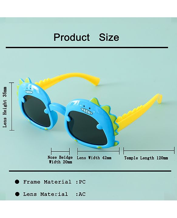 Babyhug 13 cm Baby Sunglasses Lightweight Frame - purple