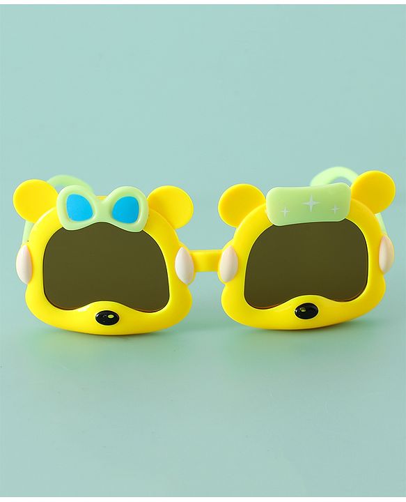 Babyhug 13 cm Baby Sunglasses Lightweight Frame Boy - Yellow