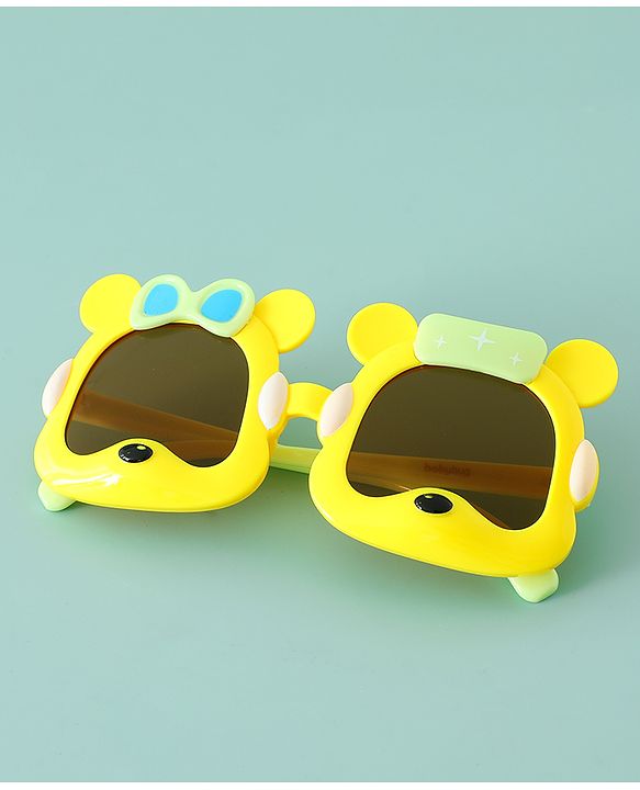 Babyhug 13 cm Baby Sunglasses Lightweight Frame Boy - Yellow