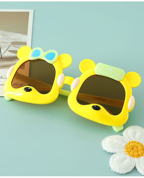 Babyhug 13 cm Baby Sunglasses Lightweight Frame Boy - Yellow