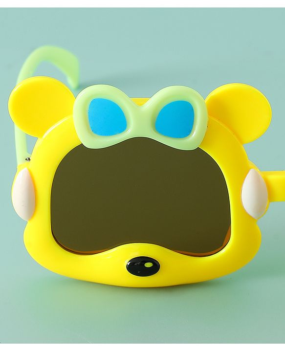 Babyhug 13 cm Baby Sunglasses Lightweight Frame Boy - Yellow