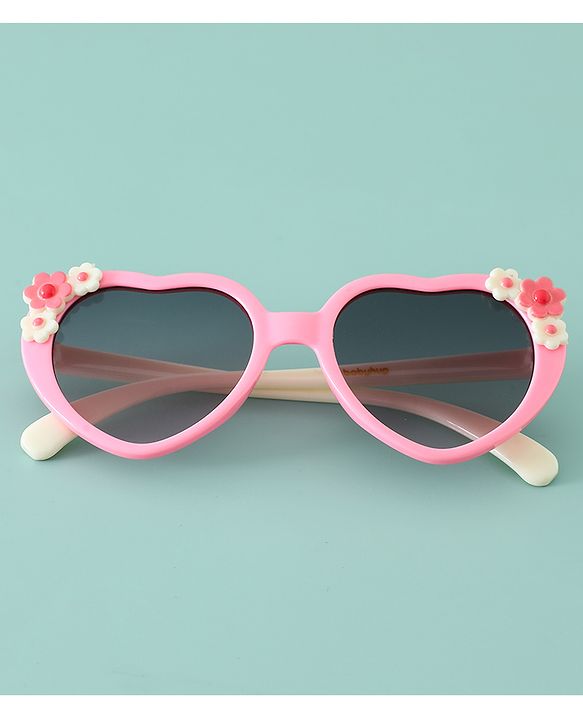 Babyhug 12.5 cm Baby Sunglasses Lightweight Frame Girl - pink