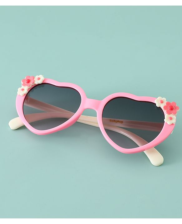 Babyhug 12.5 cm Baby Sunglasses Lightweight Frame Girl - pink