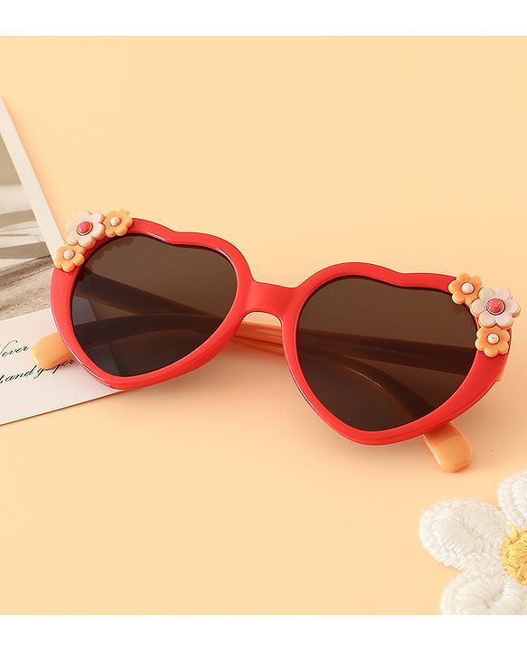 Babyhug 12.5 cm Baby Sunglasses Lightweight Frame Girl - pink