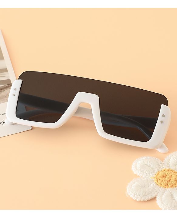 Babyhug 12 cm Baby Unisex Sunglasses Lightweight Frame - White