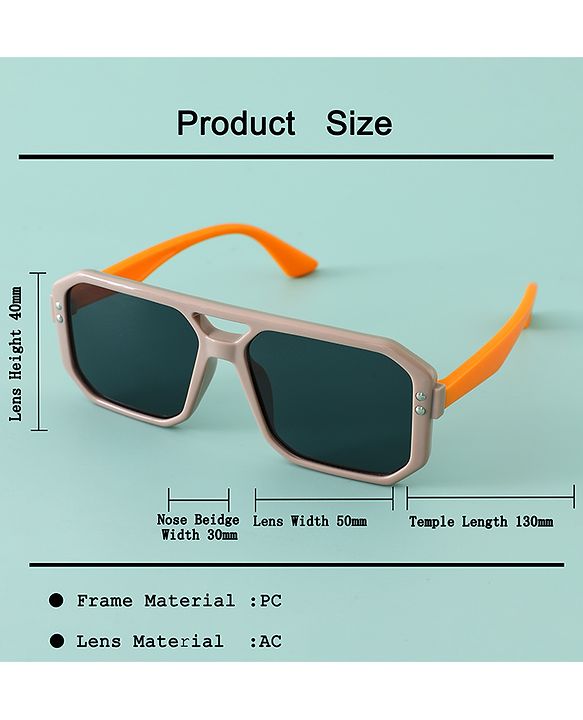 Babyhug 13 cm Baby Sunglasses Unisex Lightweight Frame - Black