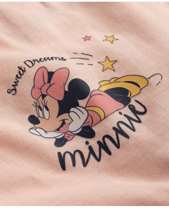 Babyhug Disney Interlock Knit  Bloomers with Minnie Mouse Graphics Pack of 2 - Pink