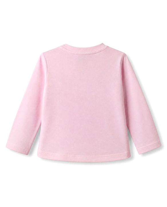 Babyhug Disney Single Jersey Knit Full Sleeves T-Shirt & Pyjama Night Suit with Minnie Mouse Print - Pink