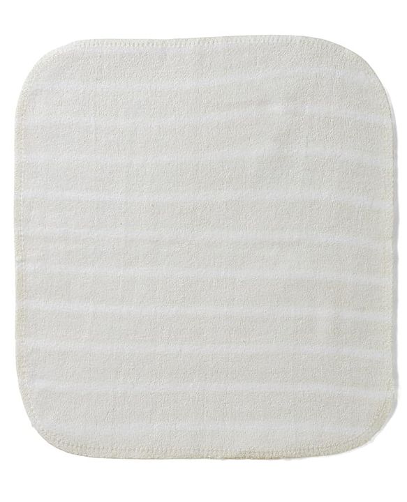 Babyhug 100% Cotton Knit Striped Hand & Face Towels Pack of 6 - Yellow & White