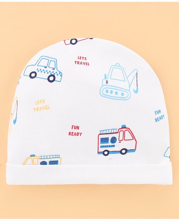 Babyhug 100% Cotton Clothing Essentials Baby Gift Set Pack of 7 - Light Blue