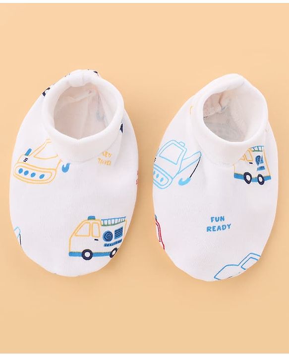 Babyhug 100% Cotton Clothing Essentials Baby Gift Set Pack of 7 - Light Blue