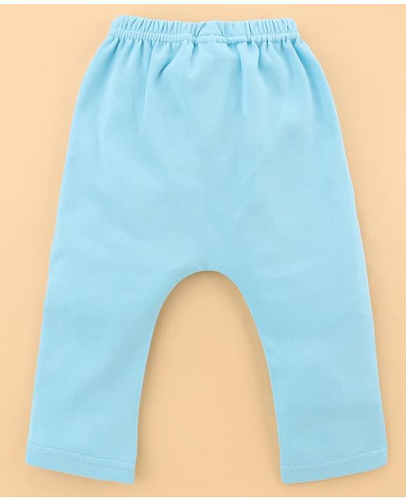 Babyhug 100% Cotton Clothing Essentials Baby Gift Set Pack of 7 - Light Blue