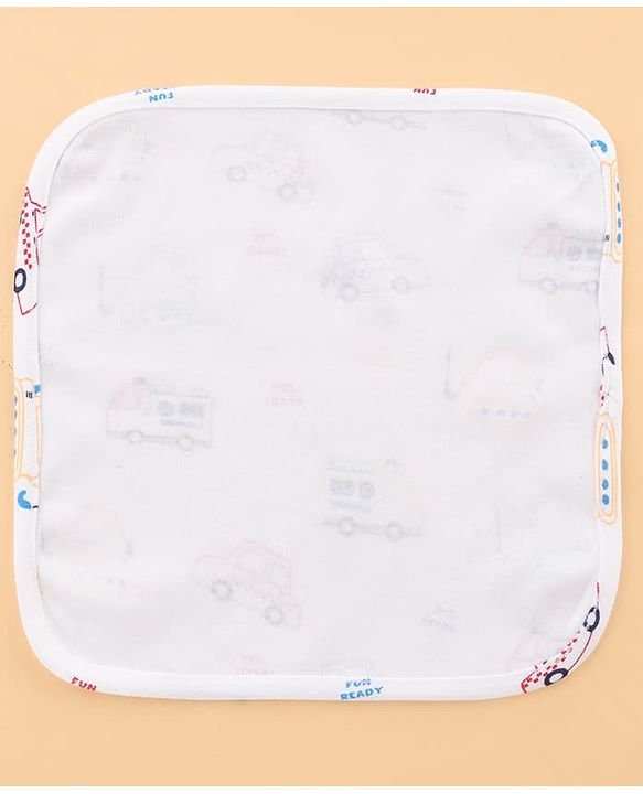 Babyhug 100% Cotton Clothing Essentials Baby Gift Set Pack of 7 - Light Blue