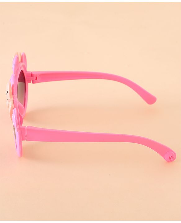 Babyhug Hair Accessories With Sunglasses Combo Set - Pink