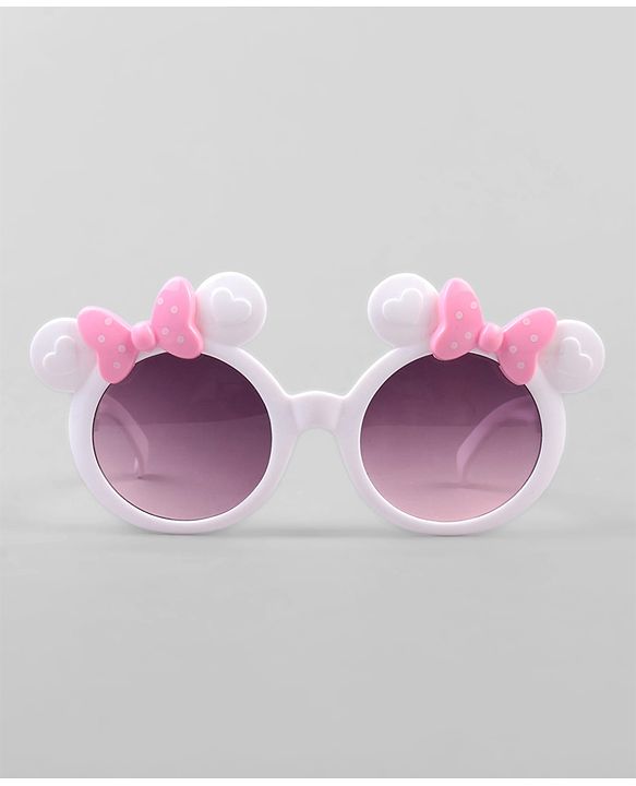 Babyhug Hair Accessories With Sunglasses Combo Set - Pink