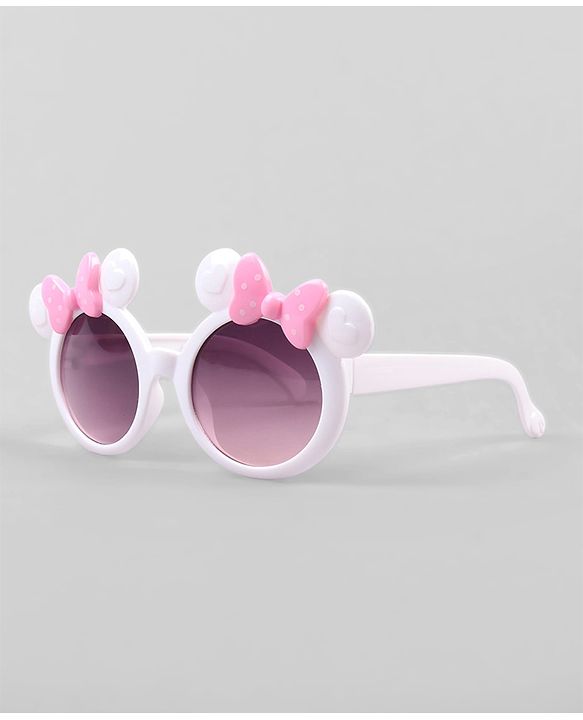 Babyhug Hair Accessories With Sunglasses Combo Set - Pink