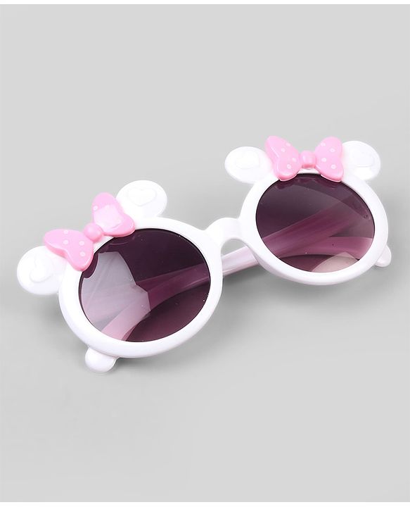 Babyhug Hair Accessories With Sunglasses Combo Set - Pink