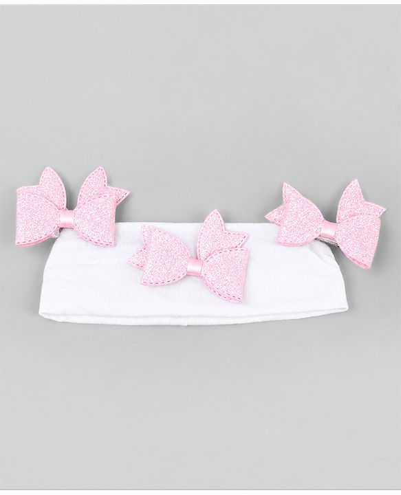 Babyhug Hair Accessories With Sunglasses Combo Set - Pink
