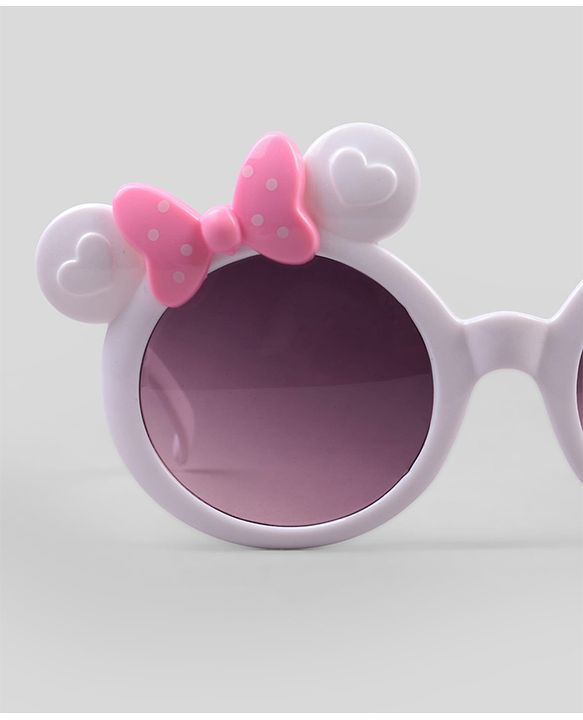 Babyhug Hair Accessories With Sunglasses Combo Set - Pink