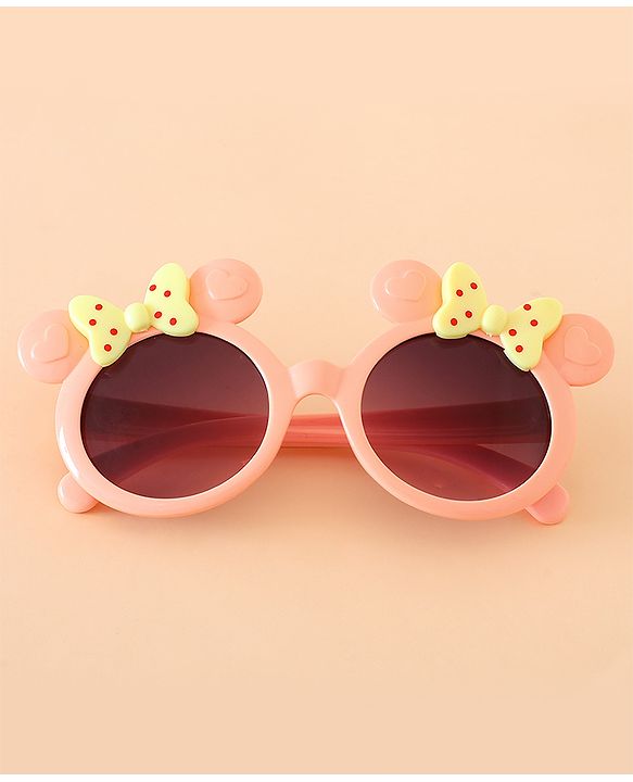 Babyhug Hair Accessories With Sunglasses Combo Set - Pink