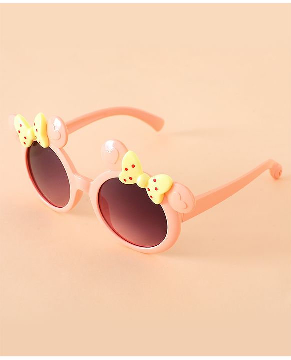 Babyhug Hair Accessories With Sunglasses Combo Set - Pink