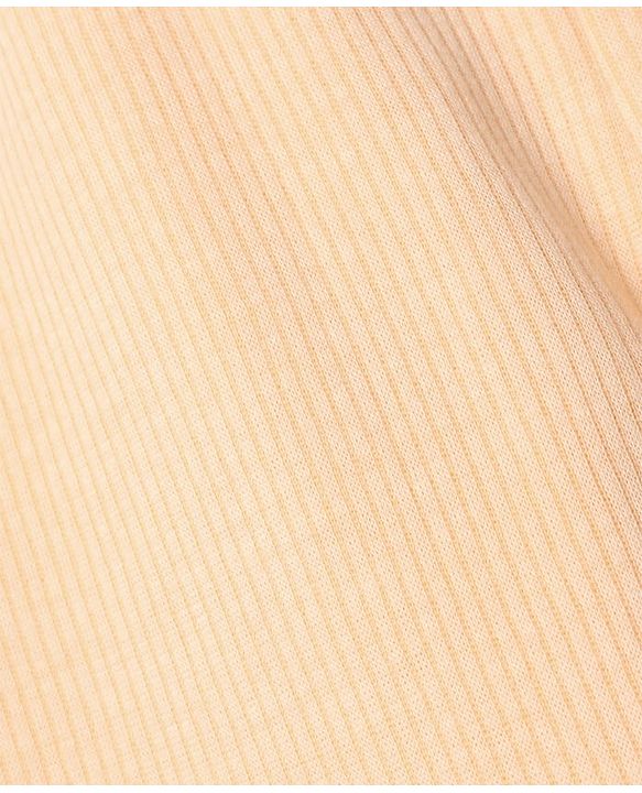 Pine Kids Cotton Mix Knit Ribbed Full Length Thermal Pant - Peach