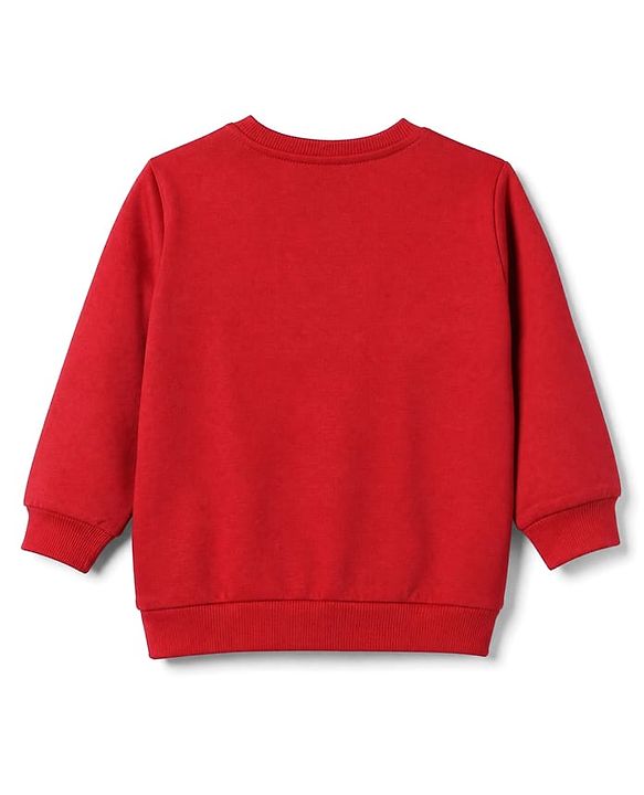 Babyhug 100% Cotton Knit Sweatshirt with Full Sleeves and Cool Edition New York City Brooklyn Atheletic Department Text in Blue & Red Pack of 2