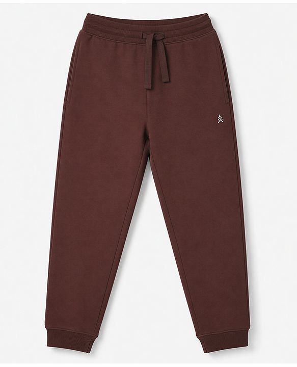 Pine Kids Cotton Knit Full Length Solid Lounge Pants Pack Of 3 - Navy Blue, Grey & Maroon