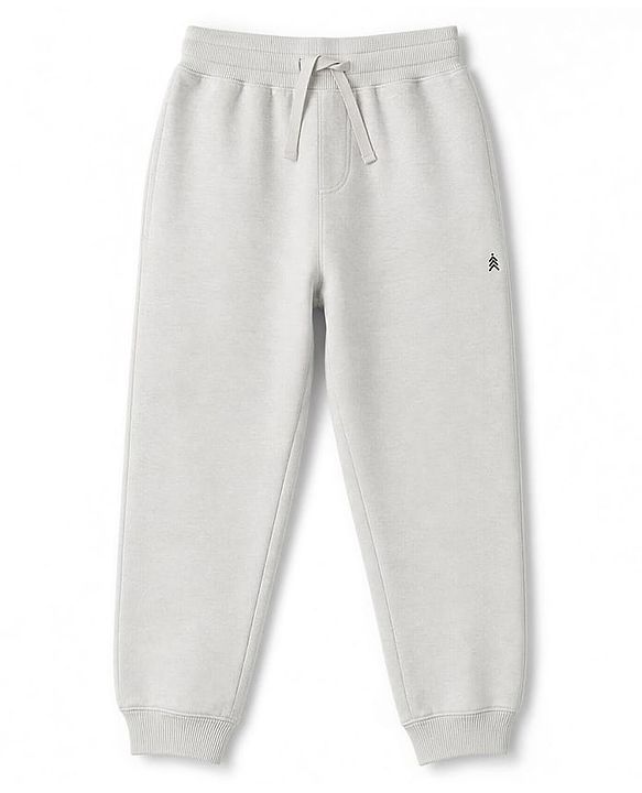 Pine Kids Cotton Knit Full Length Solid Lounge Pants Pack Of 3 - White, Blue & Red