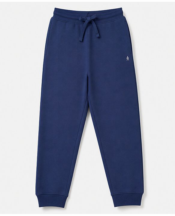 Pine Kids Cotton Knit Full Length Solid Lounge Pants - Pink, Blue & Dark Pink