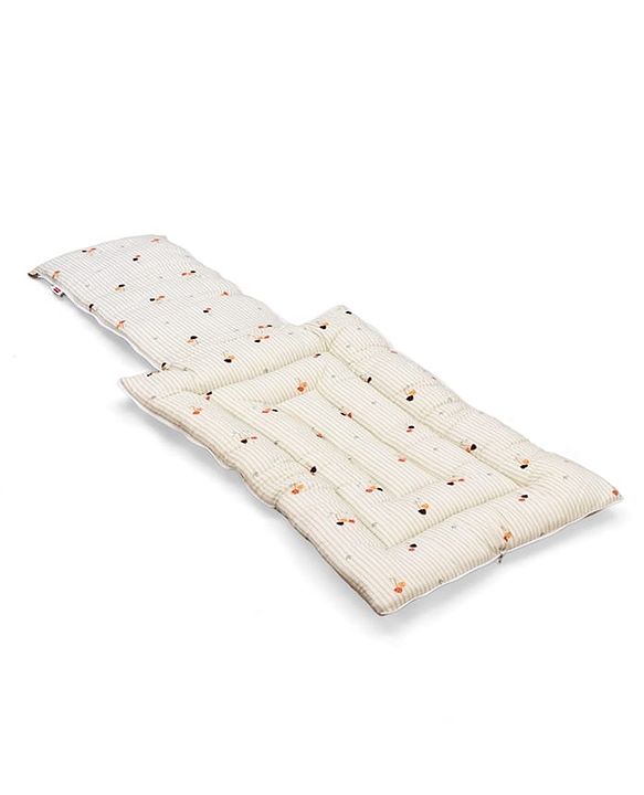 Babyhug Premium 100% Cotton Muslin Sleeping Bag - Woodland Print - Beige| Breathable Baby Sleep Sack| Hooded Swaddle Wrap| Easy Button Closure| Soft Lightweight| New Born Essential