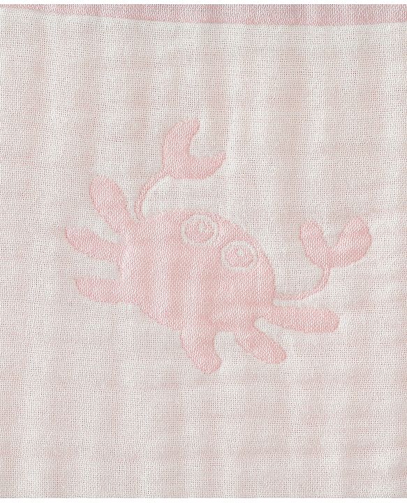 Babyhug 6 Layer 100% Cotton Baby Blanket - Blue & Pink| All-Season Lightweight Blanket| Soft & Breathable| Gentle on Baby's Skin| Unisex Baby Bedding Essential| Machine Washable| New Born Gifting