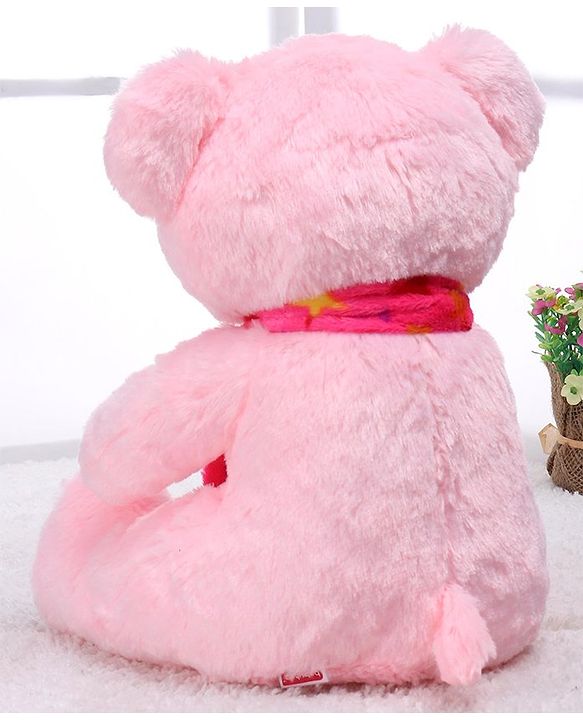 Babyhug Plush Teddy Bear Soft Toy Pink - Height 33 cm