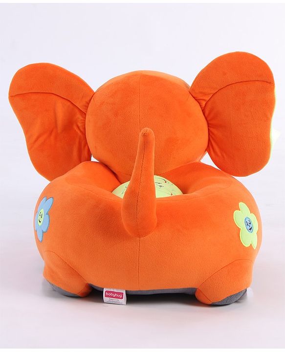 Babyhug Elephant Shaped Soft Seat - Orange