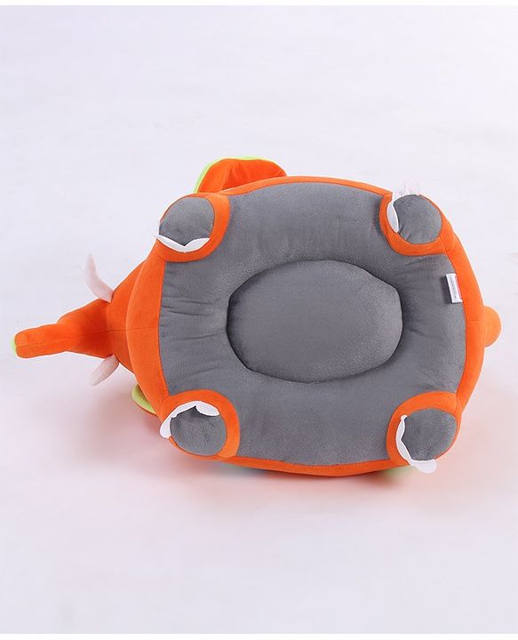 Babyhug Elephant Shaped Soft Seat - Orange