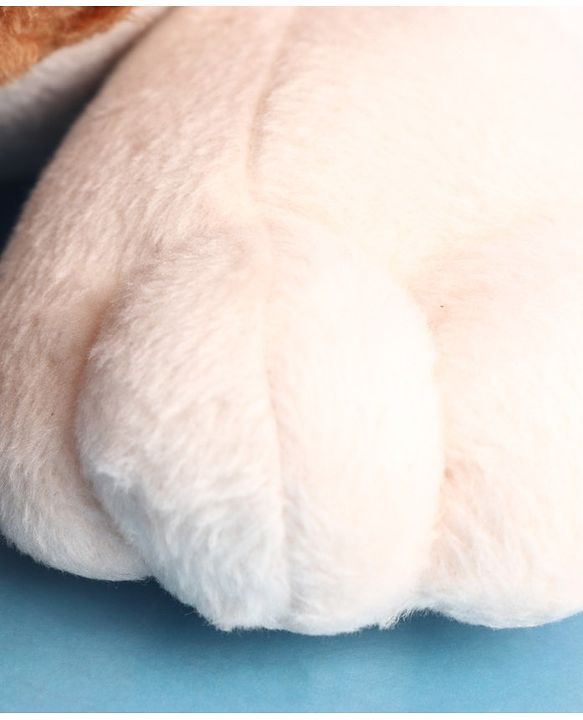 Babyhug Plush Bull Dog Soft Toy Brown - Length 38cm