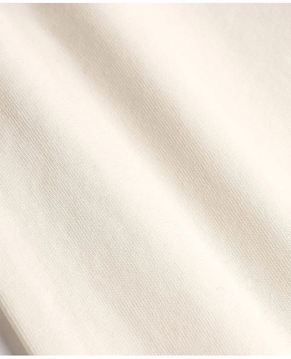 Babyhug Cotton Elastane Knit Solid Legging - Cream