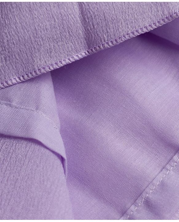 Babyhug Woven Sleeveless Dress with Floral Corsage & Pearl Embellishment - Lilac