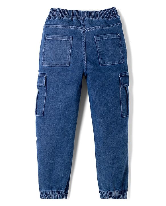Pine Kids Denim Woven Full Length Jeans - Blue