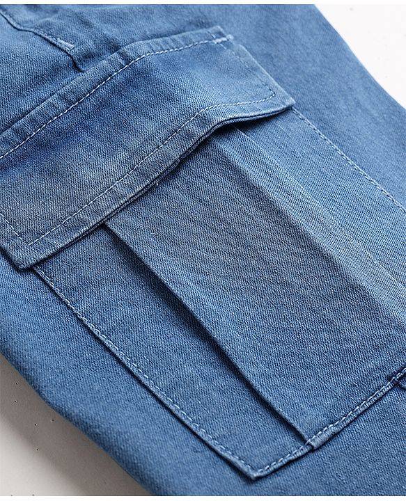 Pine Kids Denim Woven Full Length - Royal Blue